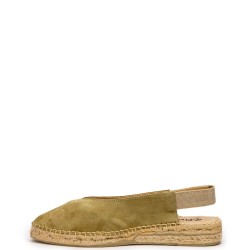 G2144KH Γυναικεία Εσπαντρίγια-Slingback FLAMENCO Χακί