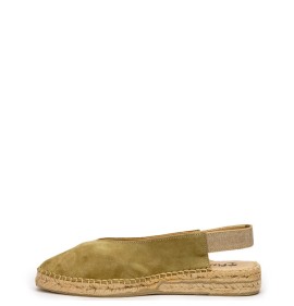 G2144KH Γυναικεία Εσπαντρίγια-Slingback FLAMENCO Χακί