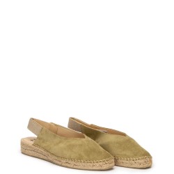 G2144KH Γυναικεία Εσπαντρίγια-Slingback FLAMENCO Χακί