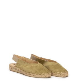 G2144KH Γυναικεία Εσπαντρίγια-Slingback FLAMENCO Χακί