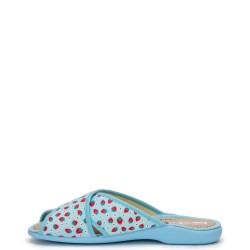 G2145LB Γυναικεία Παντόφλα ADAM'S SHOES Σιέλ
