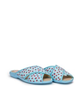 G2145LB Γυναικεία Παντόφλα ADAM'S SHOES Σιέλ