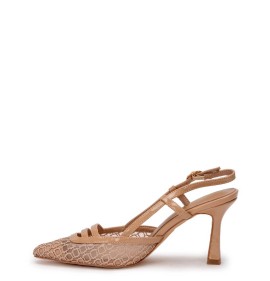 G2153BE Γυναικείο Slingback ADAM'S SHOES Μπεζ