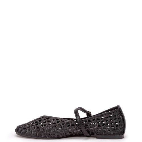 G2156B Γυναικεία Μπαλαρίνα ADAM'S SHOES Μαύρο