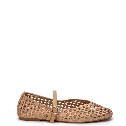 G2156BE Γυναικεία Μπαλαρίνα ADAM'S SHOES Μπεζ