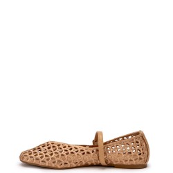 G2156BE Γυναικεία Μπαλαρίνα ADAM'S SHOES Μπεζ