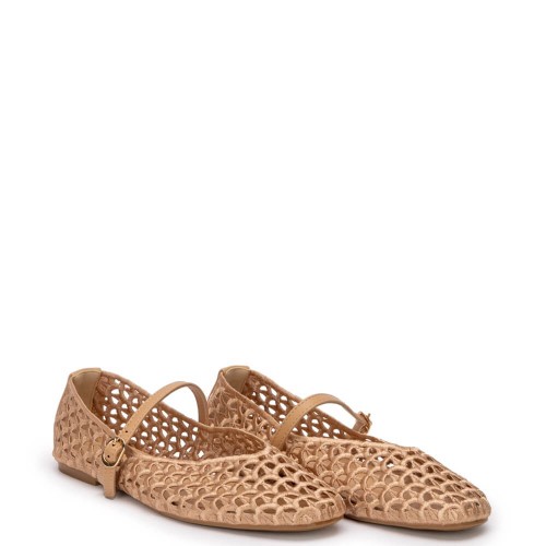 G2156BE Γυναικεία Μπαλαρίνα ADAM'S SHOES Μπεζ