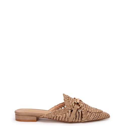G2157P Γυναικεία Παντόφλα Mule ADAM'S SHOES Πούρο