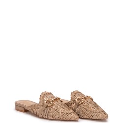 G2157P Γυναικεία Παντόφλα Mule ADAM'S SHOES Πούρο