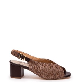 G2162BR Γυναικείο Πέδιλο ADAM'S SHOES Καφέ