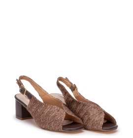 G2162BR Γυναικείο Πέδιλο ADAM'S SHOES Καφέ