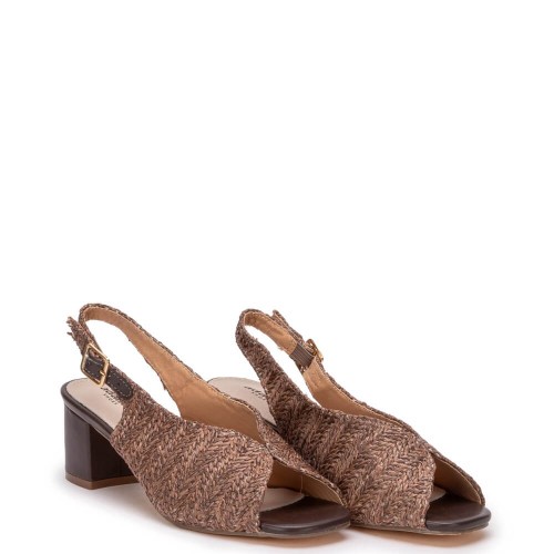 G2162BR Γυναικείο Πέδιλο ADAM'S SHOES Καφέ