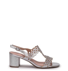 G2163S Γυναικείο Πέδιλο ADAM'S SHOES Ασημί