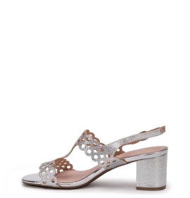 G2163S Γυναικείο Πέδιλο ADAM'S SHOES Ασημί