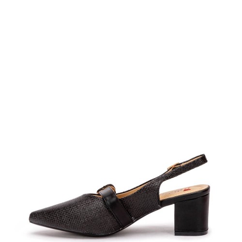 G2164B Γυναικείο Slingback ZAK SHOES Μαύρο