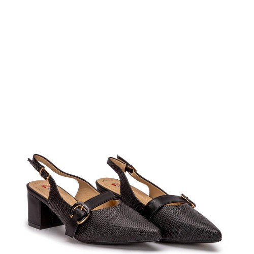 G2164B Γυναικείο Slingback ZAK SHOES Μαύρο