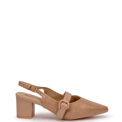 G2164BE Γυναικείο Slingback ZAK SHOES Μπεζ