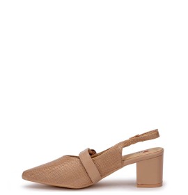 G2164BE Γυναικείο Slingback ZAK SHOES Μπεζ