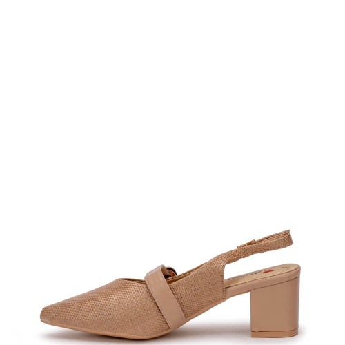 G2164BE Γυναικείο Slingback ZAK SHOES Μπεζ