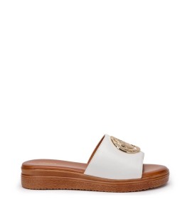 G2170W Γυναικεία Παντόφλα ADAM'S SHOES Λευκό