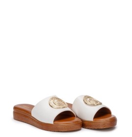 G2170W Γυναικεία Παντόφλα ADAM'S SHOES Λευκό