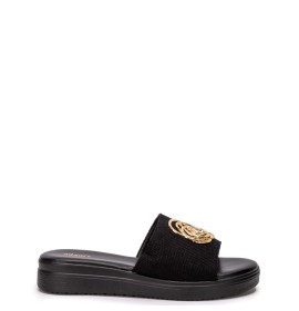 G2171B Γυναικεία Παντόφλα ADAM'S SHOES Μαύρο