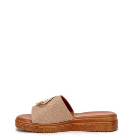 G2171BE Γυναικεία Παντόφλα ADAM'S SHOES Μπεζ