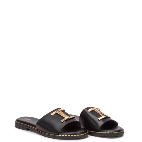 G2172B Γυναικεία Παντόφλα ADAM'S SHOES Μαύρο