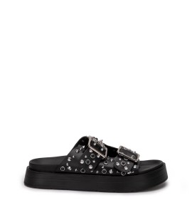 G2173B Γυναικεία Παντόφλα ADAM'S SHOES Μαύρο