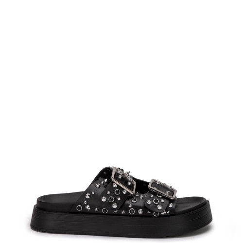 G2173B Γυναικεία Παντόφλα ADAM'S SHOES Μαύρο