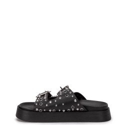 G2173B Γυναικεία Παντόφλα ADAM'S SHOES Μαύρο