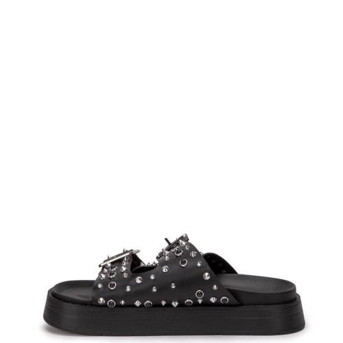 G2173B Γυναικεία Παντόφλα ADAM'S SHOES Μαύρο