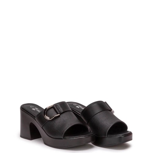 G2174B Γυναικεία Παντόφλα ZAK SHOES Μαύρο