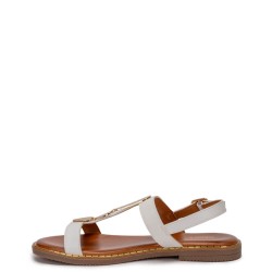 G2175W Γυναικείο Πέδιλο ADAM'S SHOES Λευκό