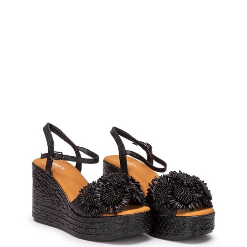 G2176B Γυναικεία Πλατφόρμα ADAM'S SHOES Μαύρο