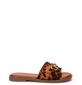 G2179L Γυναικεία Παντόφλα ADAM'S SHOES Animal Print
