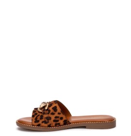 G2179L Γυναικεία Παντόφλα ADAM'S SHOES Animal Print
