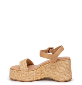 G2180BE Γυναικεία Πλατφόρμα ZAK SHOES Μπεζ