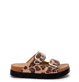G2206L Γυναικεία Ανατομική Παντόφλα COMFORT WAY Animal Print