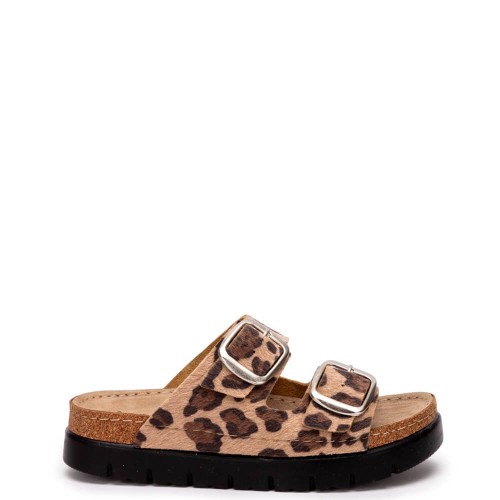 G2206L Γυναικεία Ανατομική Παντόφλα COMFORT WAY Animal Print
