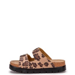 G2206L Γυναικεία Ανατομική Παντόφλα COMFORT WAY Animal Print