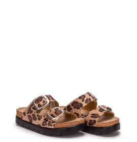 G2206L Γυναικεία Ανατομική Παντόφλα COMFORT WAY Animal Print