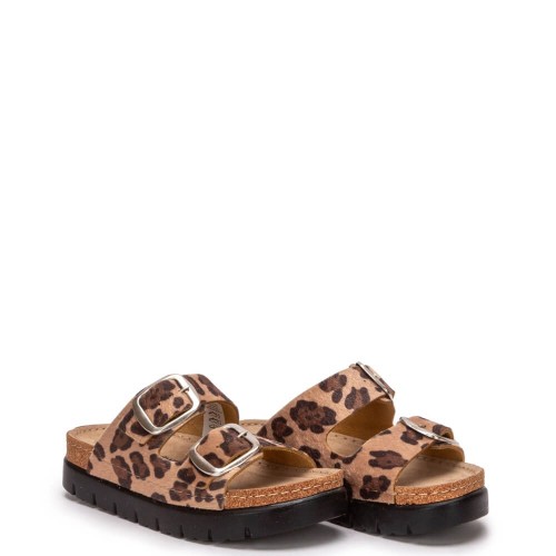 G2206L Γυναικεία Ανατομική Παντόφλα COMFORT WAY Animal Print
