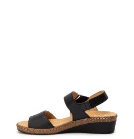 G2216B Γυναικείο Ανατομικό Πέδιλο ADAM'S SHOES Μαύρο