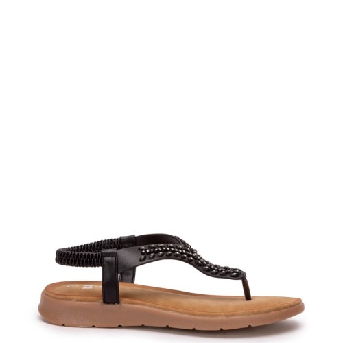 G2218B Γυναικείο Πέδιλο ZAK SHOES Μαύρο