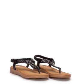 G2218B Γυναικείο Πέδιλο ZAK SHOES Μαύρο
