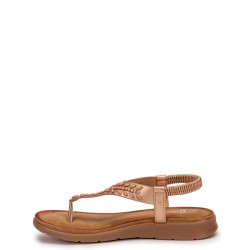 G2218BR Γυναικείο Πέδιλο ZAK SHOES Μπρονζέ