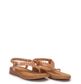 G2218BR Γυναικείο Πέδιλο ZAK SHOES Μπρονζέ