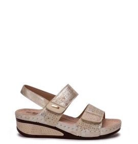 G2229PL Γυναικείο Ανατομικό Πέδιλο ZAK SHOES Πλατίνα
