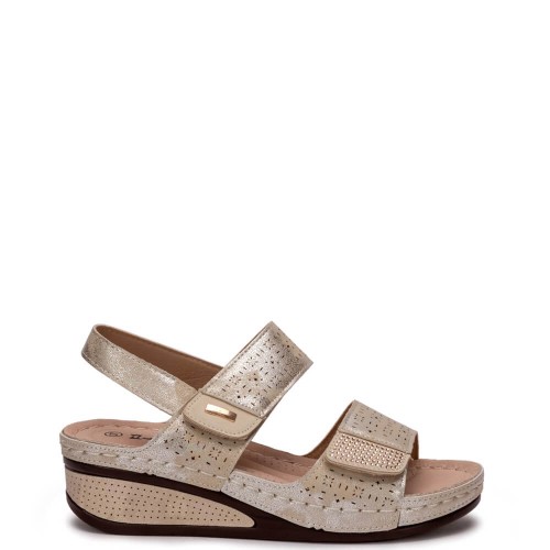 G2229PL Γυναικείο Ανατομικό Πέδιλο ZAK SHOES Πλατίνα